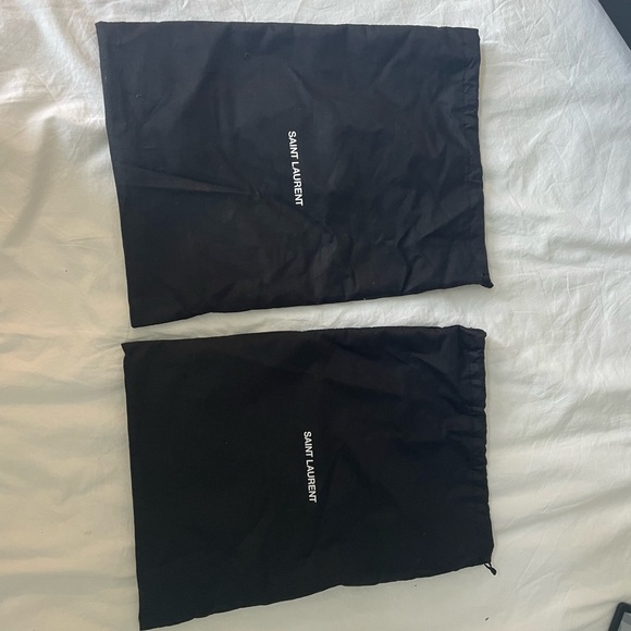 Saint Laurent Black Dust Bags and Box Set - Picture 3 of 3